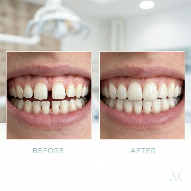 Gaps between teeth